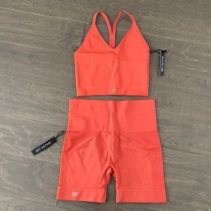 Set Active Tank + Biker Shorts
